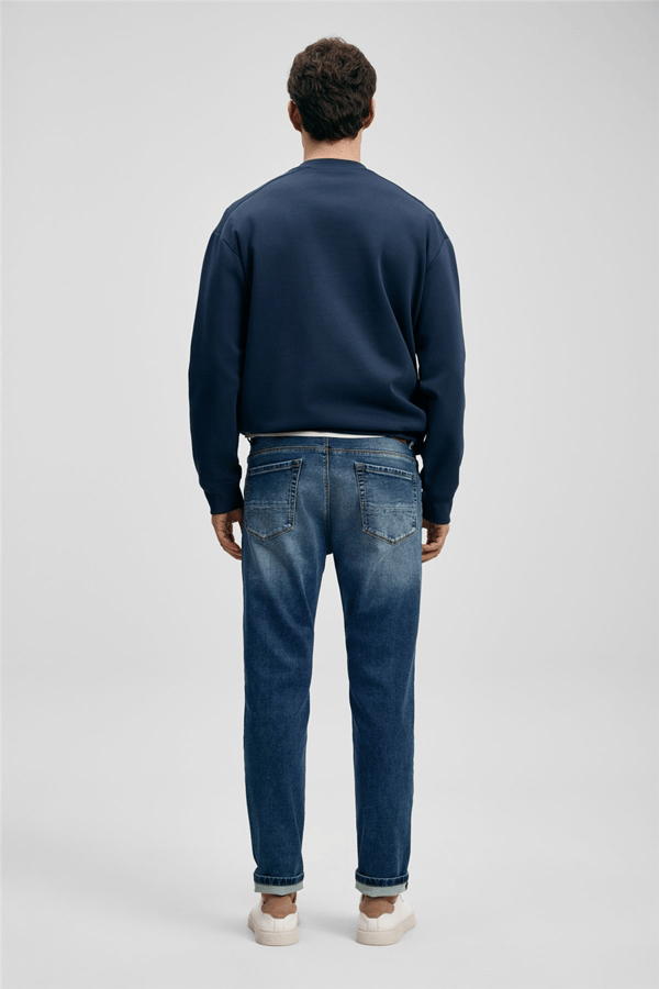 Lufian 111200226 Max Erkek Denim Pantolon Mavi