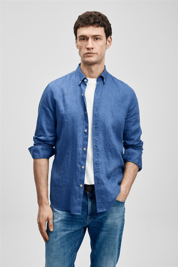 Lufian 111200228 Beneflec Erkek Denim Pantolon Mavi