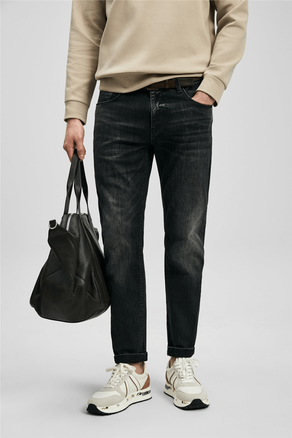 Lufian 111200243 Luta Erkek Denim Pantolon Antrasit
