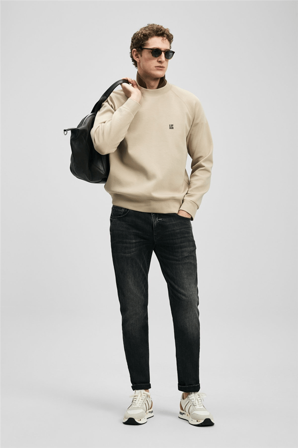 Lufian 111200243 Luta Erkek Denim Pantolon Antrasit