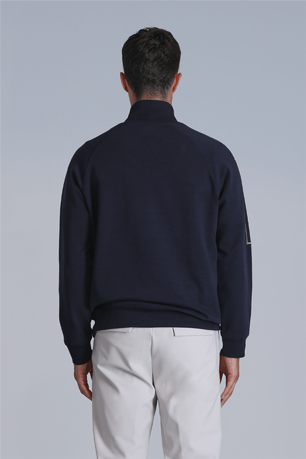 Lufian 112030131 Focus Erkek Sweatshirt Lacivert