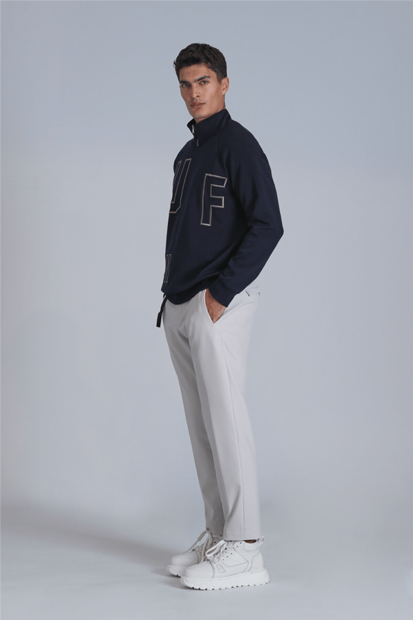 Lufian 112030131 Focus Erkek Sweatshirt Lacivert