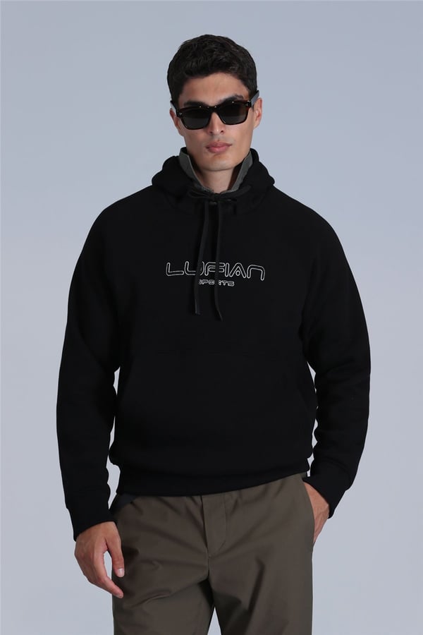 Lufian 112030152 Brave Erkek Sweatshirt Siyah