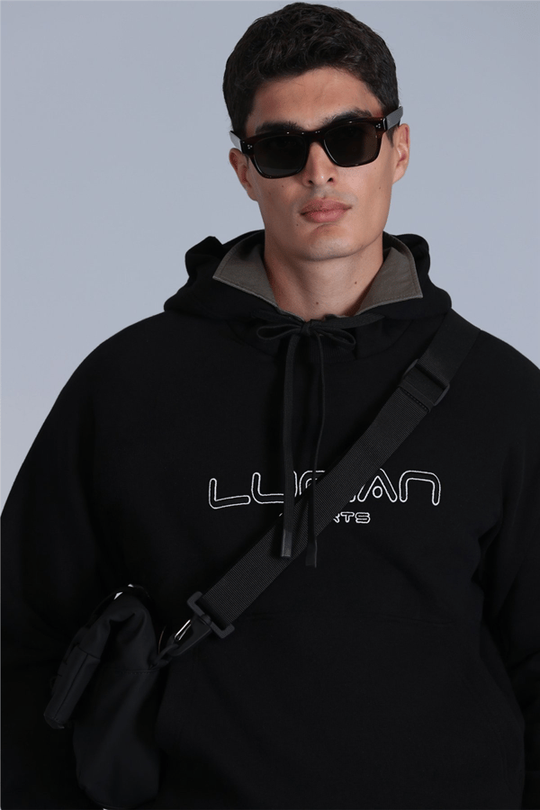 Lufian 112030152 Brave Erkek Sweatshirt Siyah