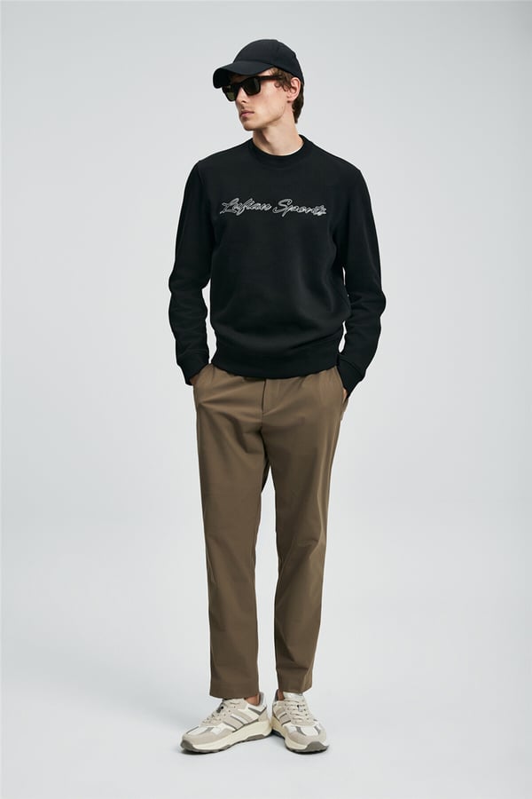 Lufian 112030170 Loved Erkek Sweatshirt Siyah