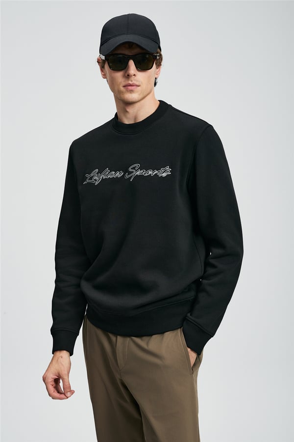 Lufian 112030170 Loved Erkek Sweatshirt Siyah