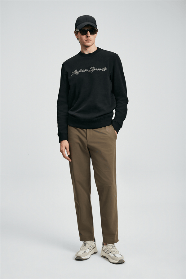 Lufian 112030170 Loved Erkek Sweatshirt Siyah