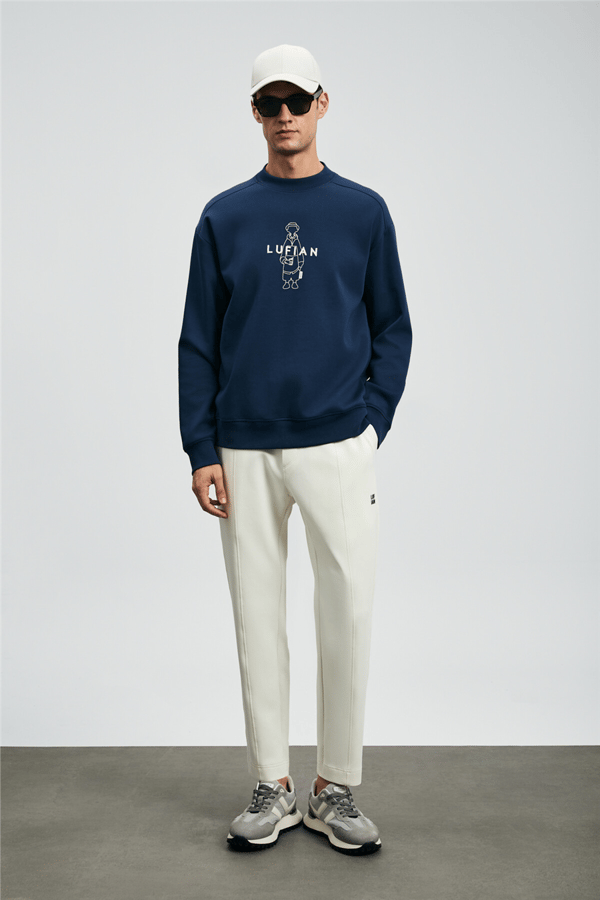 Lufian 112030175 Simba Erkek Sweatshirt Lacivert