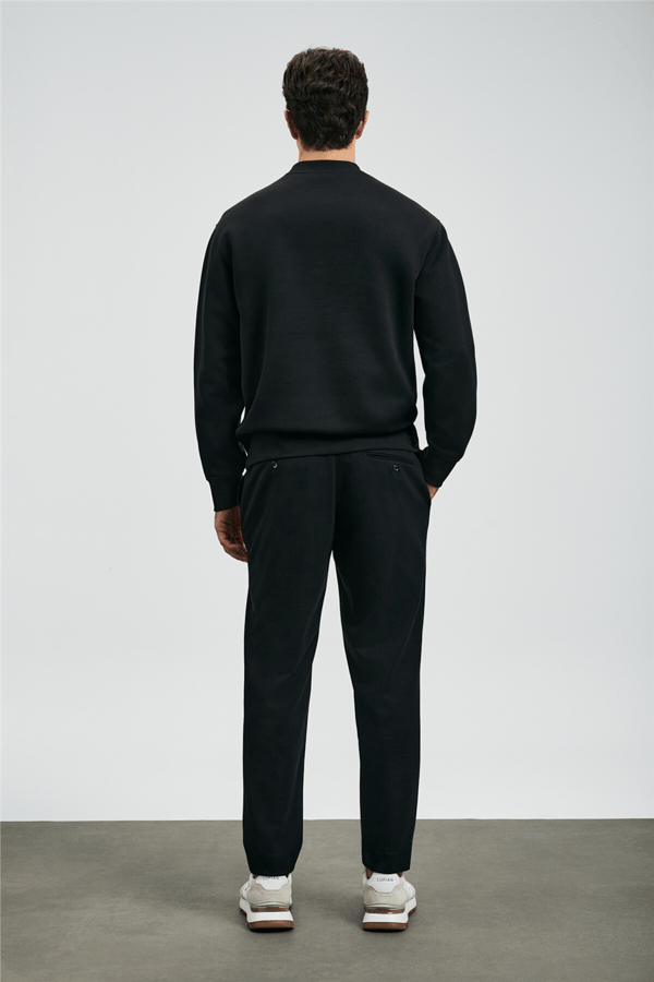Lufian 112030178 Oracle Erkek Sweatshirt Siyah