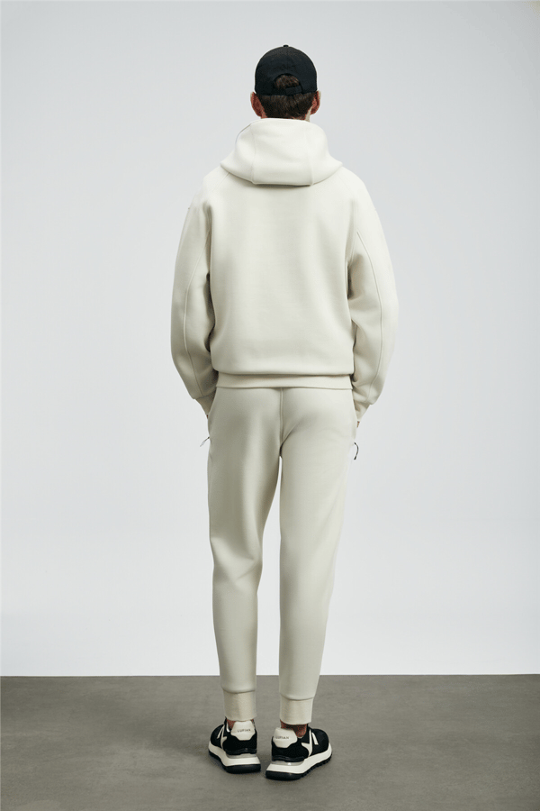 Lufian 112030180 Road Erkek Sweatshirt Kırık Beyaz