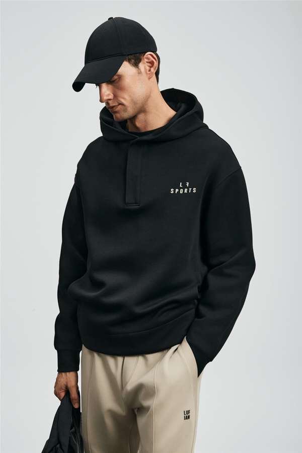 Lufian 112030180 Road Erkek Sweatshirt Siyah