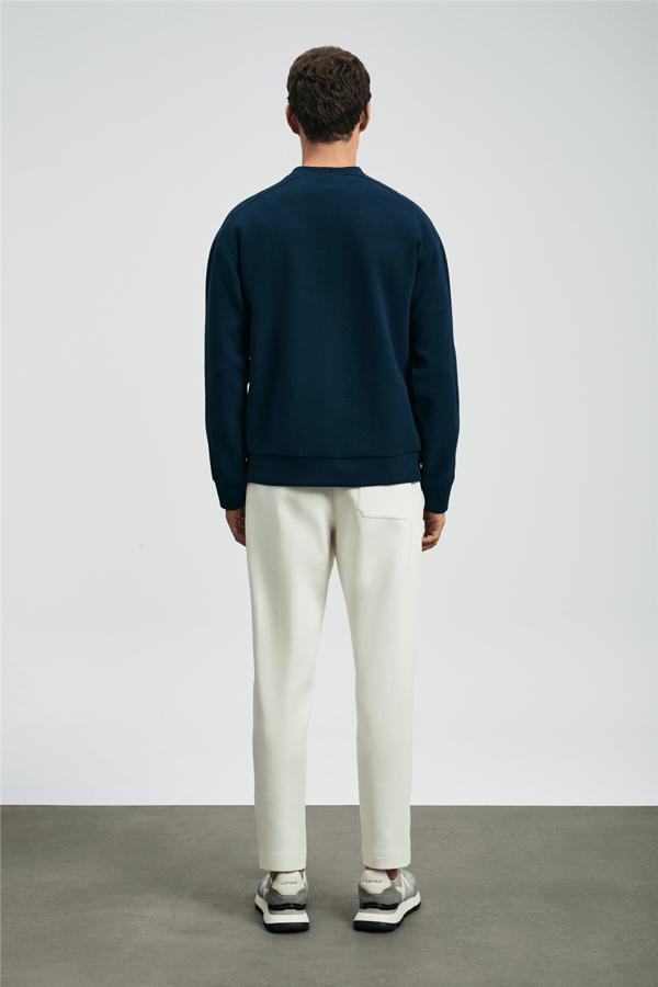 Lufian 112030182 Dark Erkek Sweatshirt Lacivert
