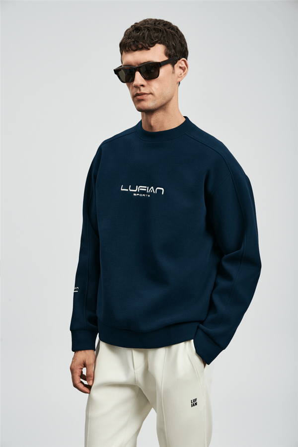Lufian 112030182 Dark Erkek Sweatshirt Lacivert