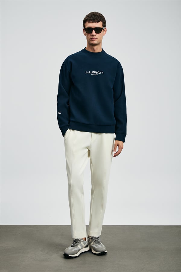 Lufian 112030182 Dark Erkek Sweatshirt Lacivert