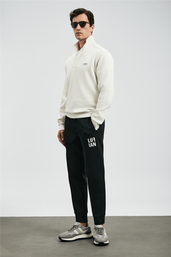 Lufian 112030185 Wonder Erkek Sweatshirt Ekru