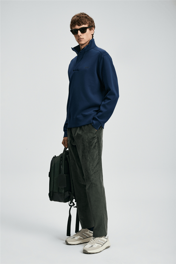 Lufian 112030185 Wonder Erkek Sweatshirt Lacivert