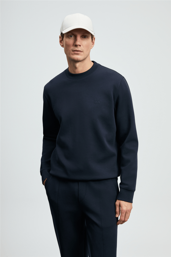 Lufian 112030192 Grand Erkek Sweatshirt Lacivert