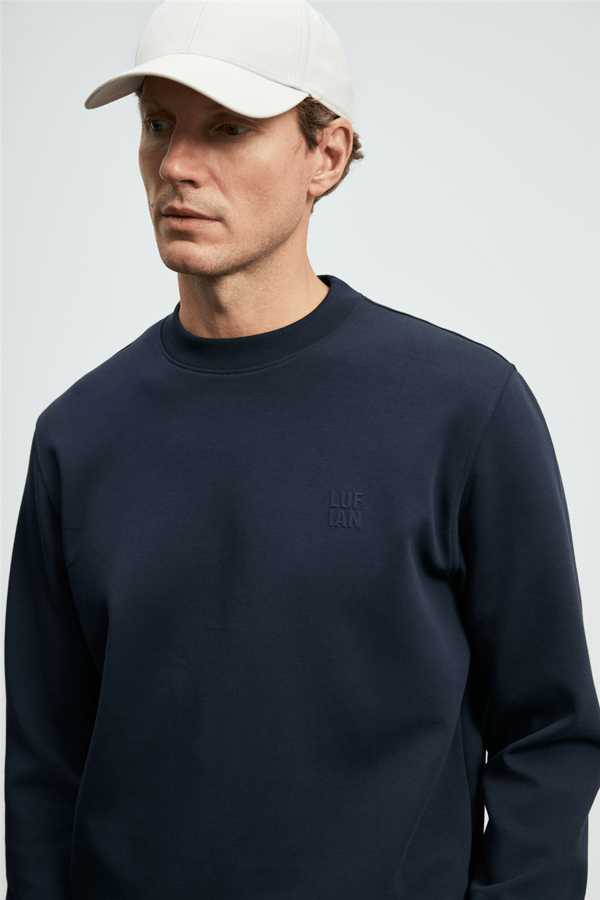 Lufian 112030192 Grand Erkek Sweatshirt Lacivert