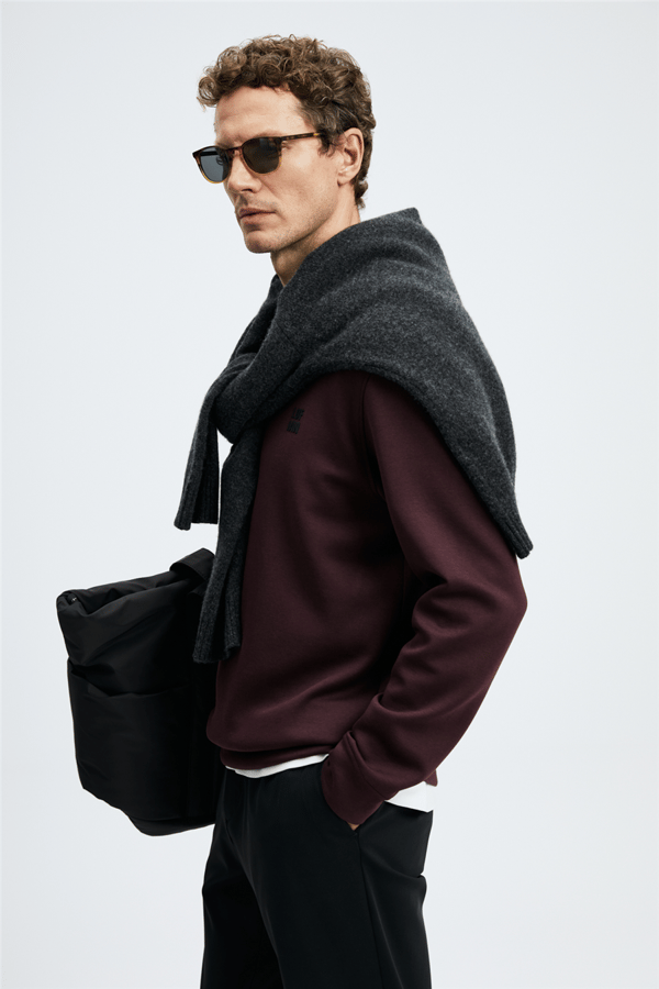 Lufian 112030192 Grand Erkek Sweatshirt Mor