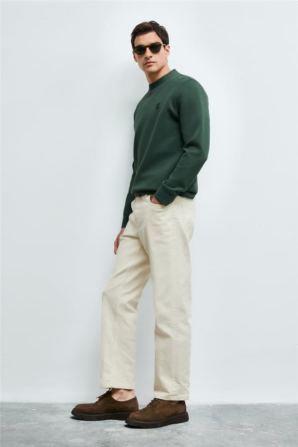 Lufian 112030192 Grand Erkek Sweatshirt Yeşil