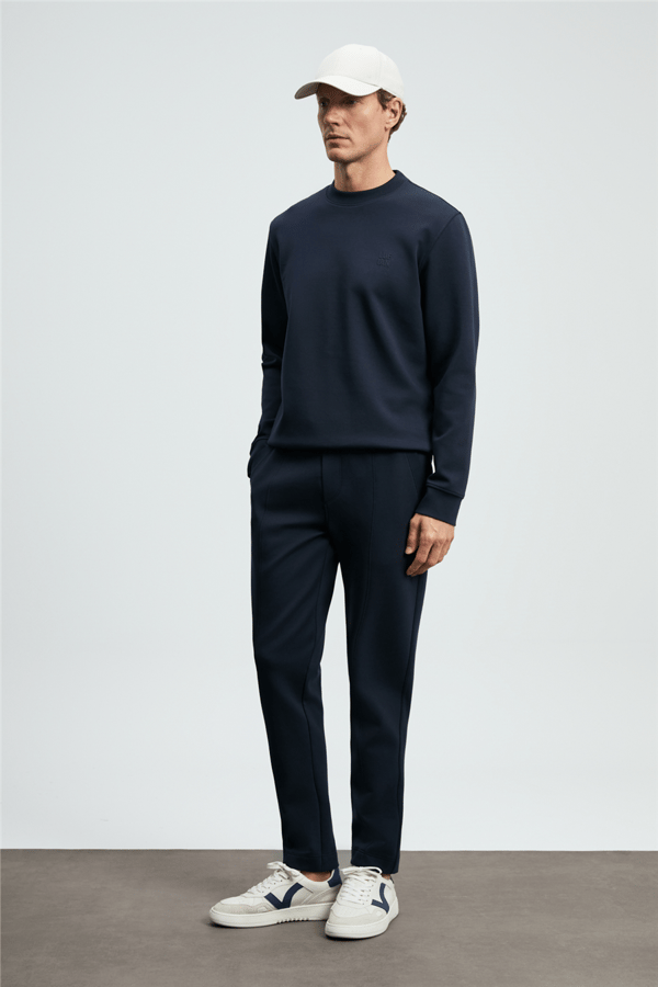 Lufian 112030192 Grand Erkek Sweatshirt Lacivert