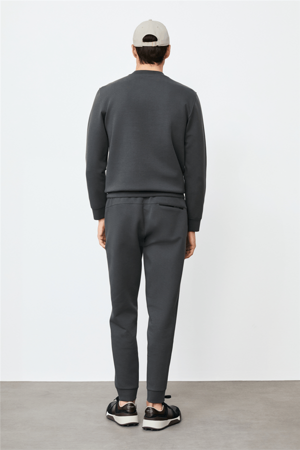 Lufian 112030192 Grand Erkek Sweatshirt Antrasit