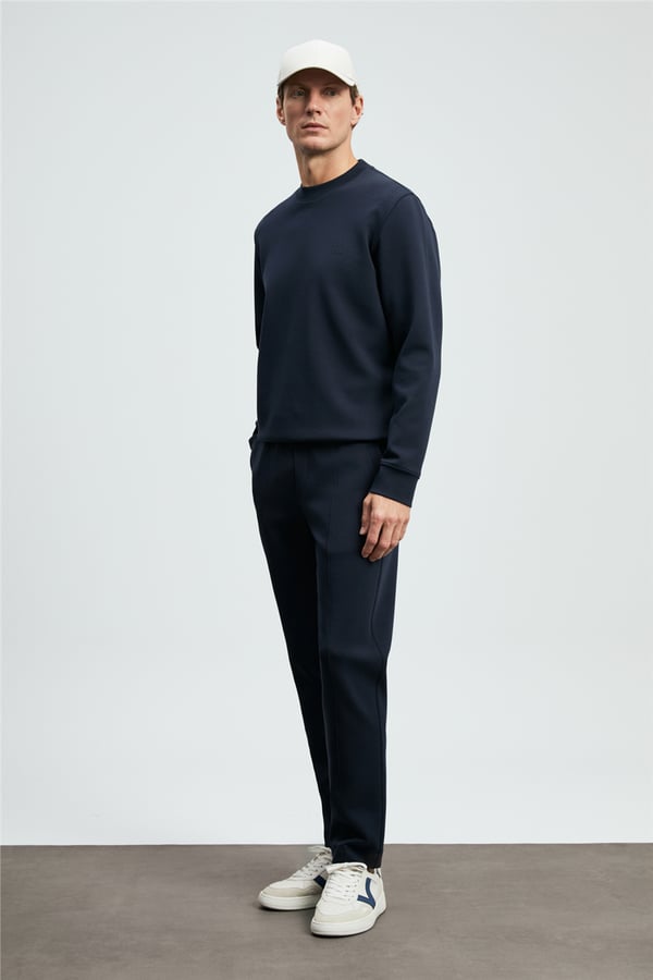 Lufian 112030192 Grand Erkek Sweatshirt Lacivert