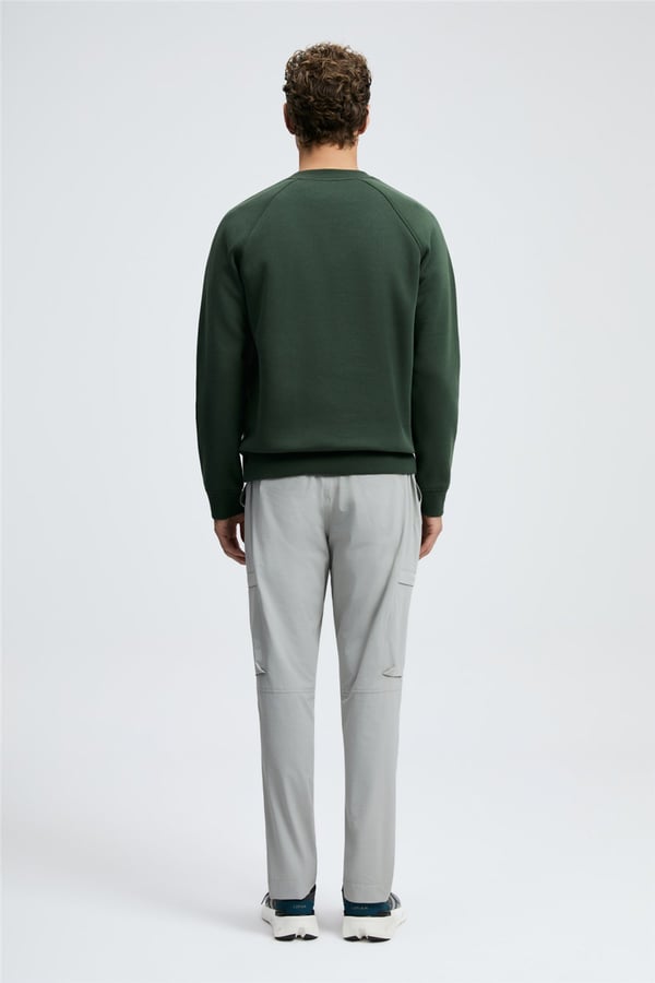 Lufian 112030193 Blake Erkek Sweatshirt Yeşil