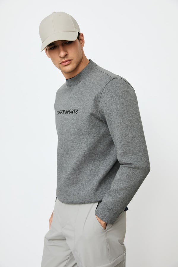 Lufian 112030195  Rowan Erkek Sweatshirt Gri