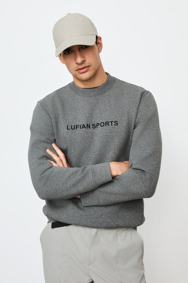 Lufian 112030195  Rowan Erkek Sweatshirt Gri