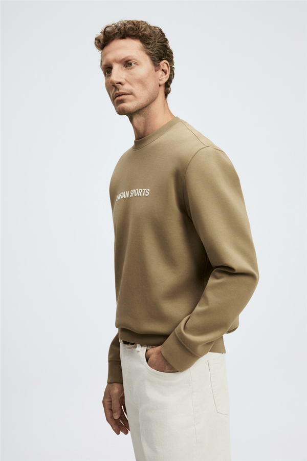Lufian 112030195  Rowan Erkek Sweatshirt Kum