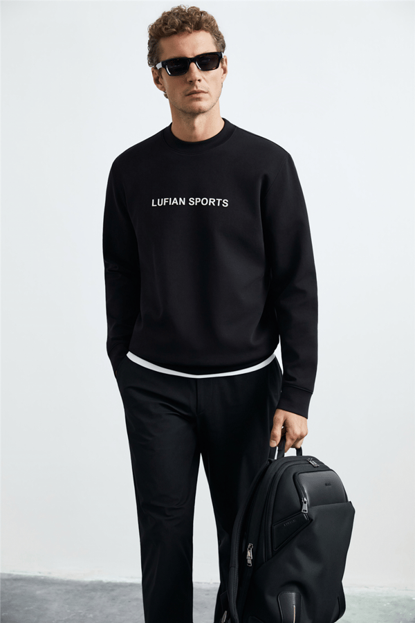 Lufian 112030195  Rowan Erkek Sweatshirt Siyah