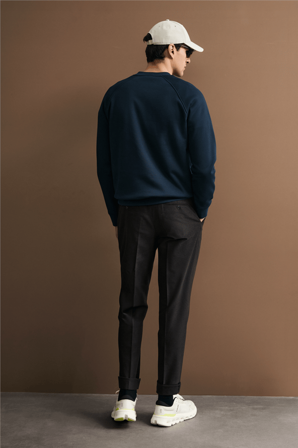 Lufian 112030204 Storm Erkek Sweatshirt Lacivert