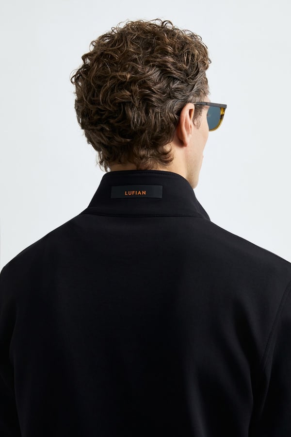Lufian 112030206 Wyatt Erkek Sweatshirt Siyah
