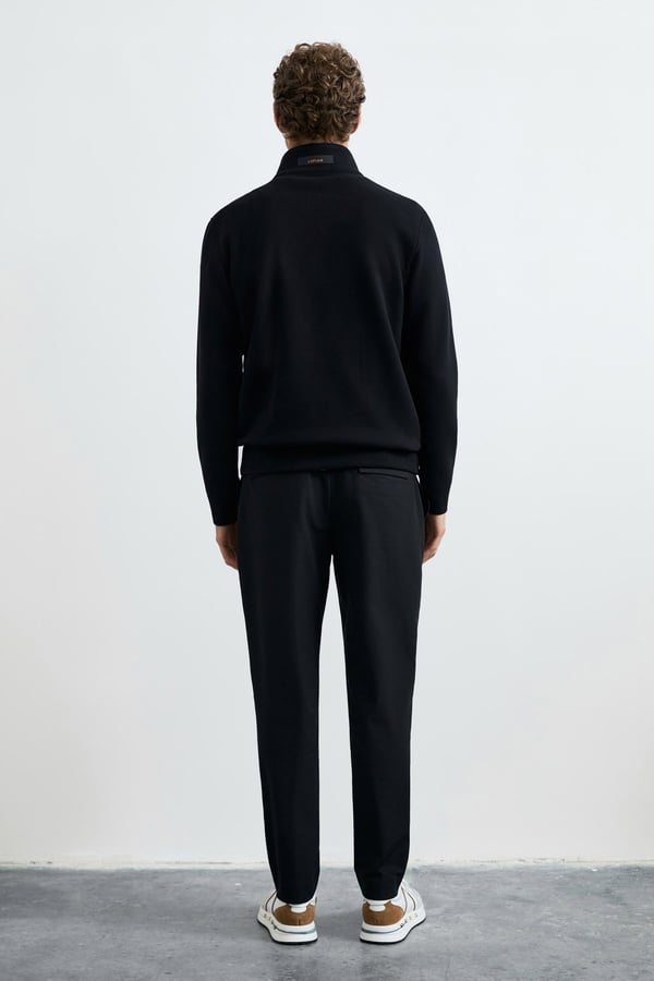 Lufian 112030213 Chase Erkek Sweatshirt Siyah