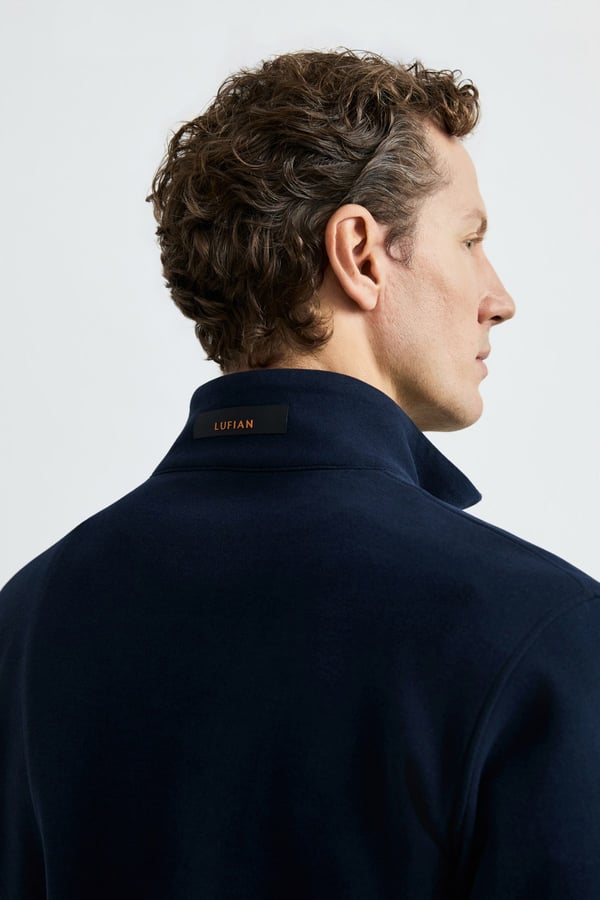 Lufian 112030213 Chase Erkek Sweatshirt Lacivert