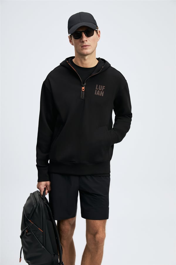 Lufian 112030216 Grayson Erkek Sweatshirt Siyah