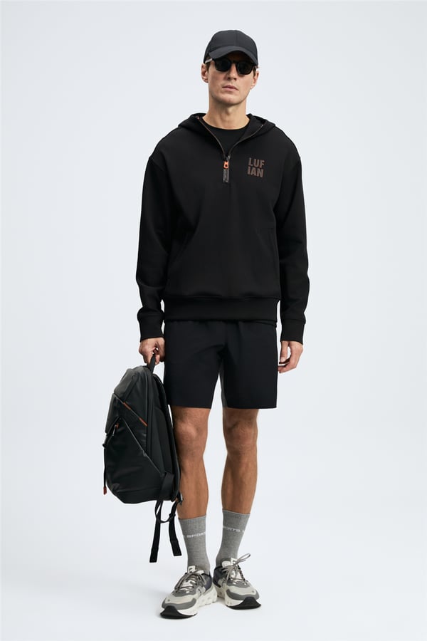 Lufian 112030216 Grayson Erkek Sweatshirt Siyah