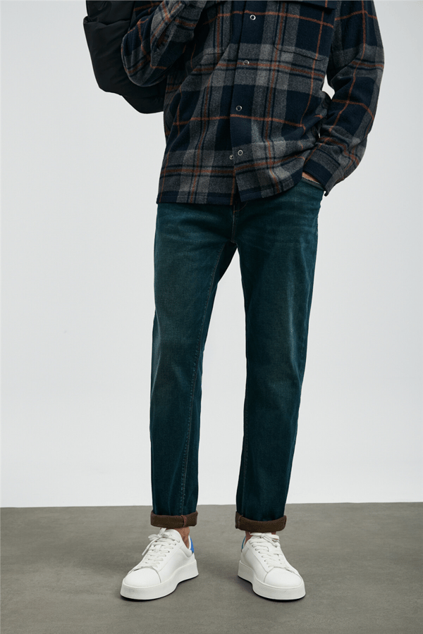 Lufian 112200228 Timothi Erkek Denim Pantolon Mavi