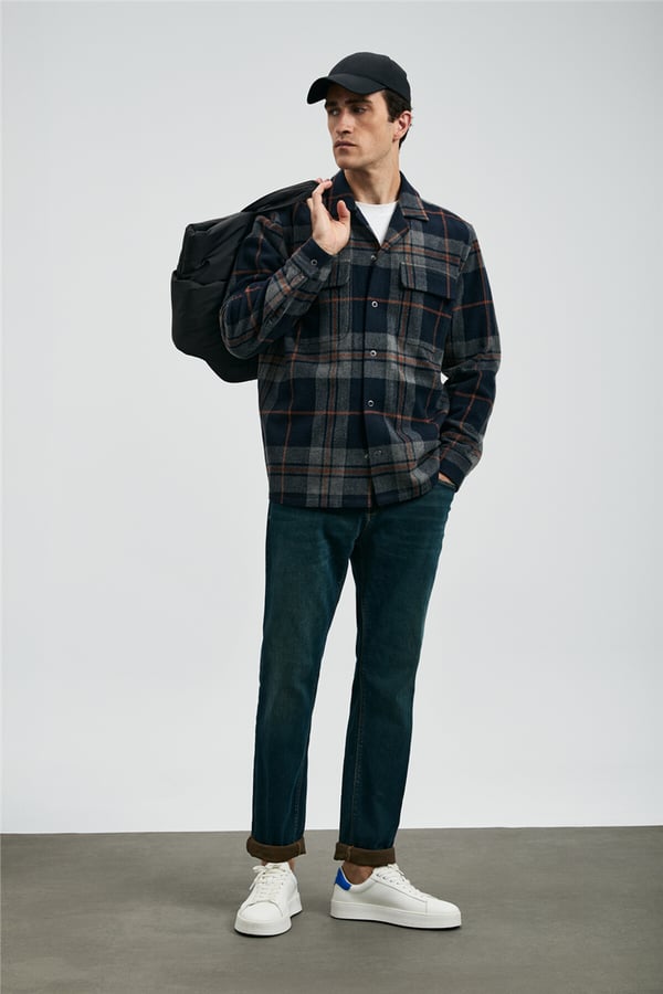 Lufian 112200228 Timothi Erkek Denim Pantolon Mavi