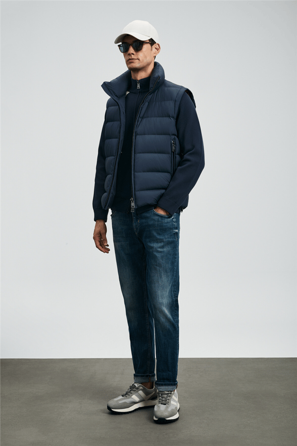 Lufian 112200231 Lukas Erkek Denim Pantolon Mavi