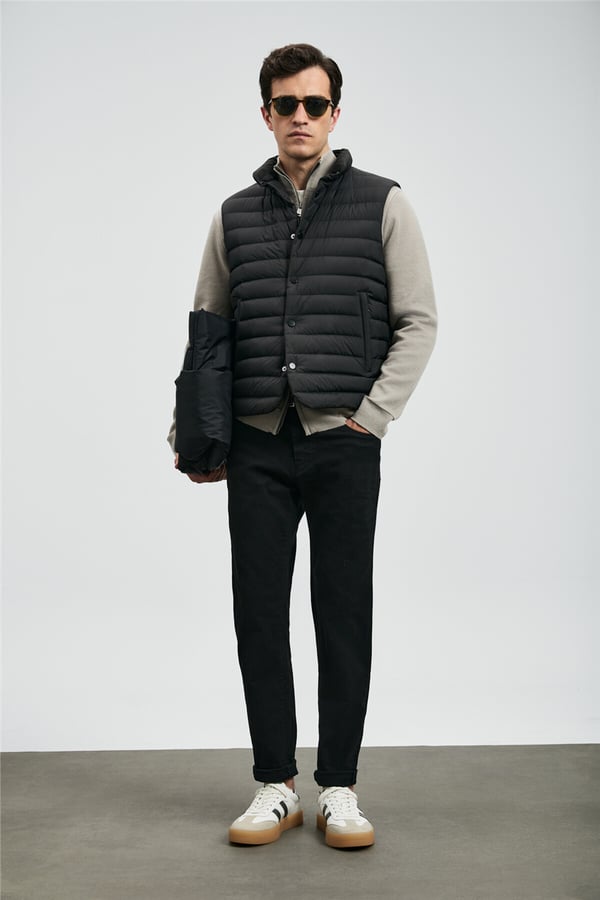 Lufian 112200260 Anton Erkek Denim Pantolon Siyah