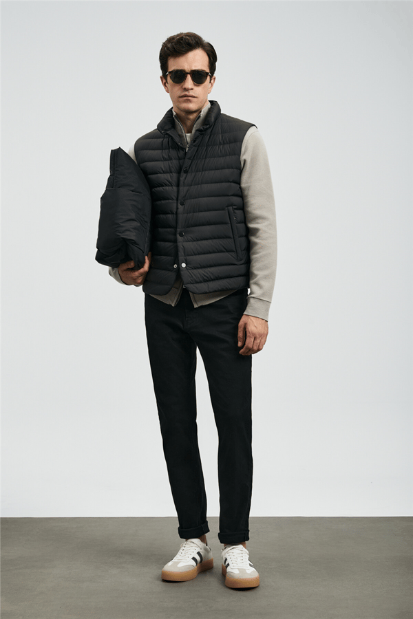 Lufian 112200260 Anton Erkek Denim Pantolon Siyah