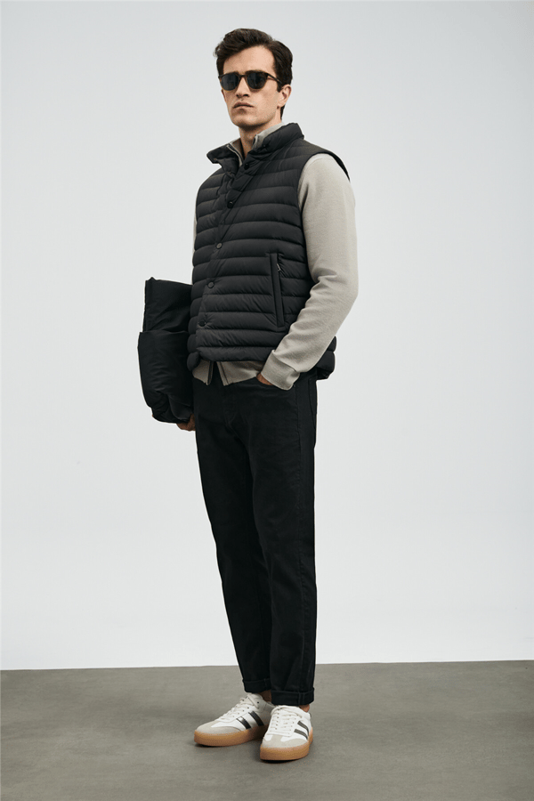 Lufian 112200260 Anton Erkek Denim Pantolon Siyah