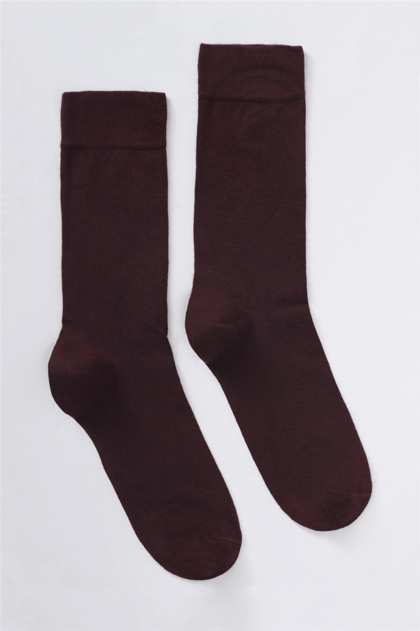 Lufian 112260130 Ars Erkek Çorap Bordo