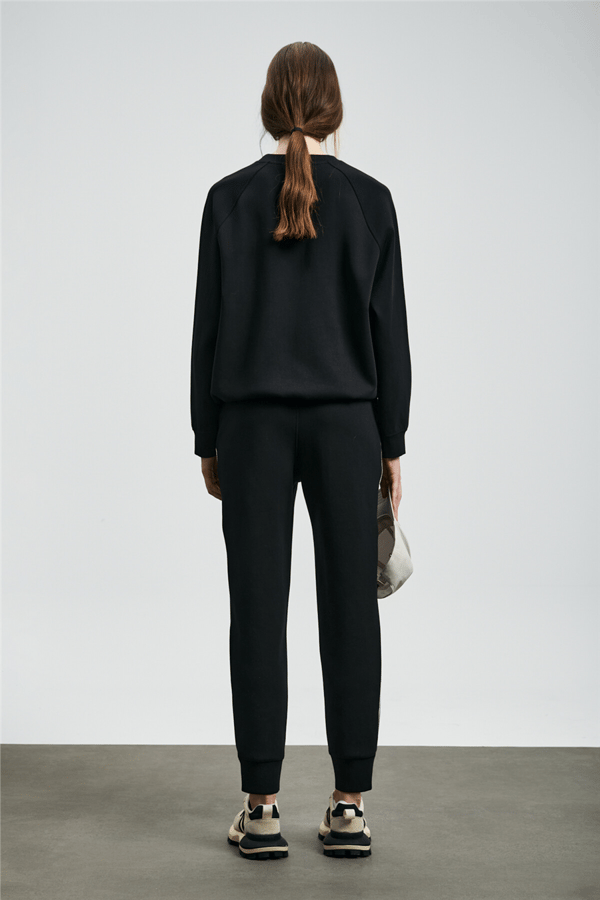 Lufian 122030019 Angelina Kadın Sweatshirt Siyah
