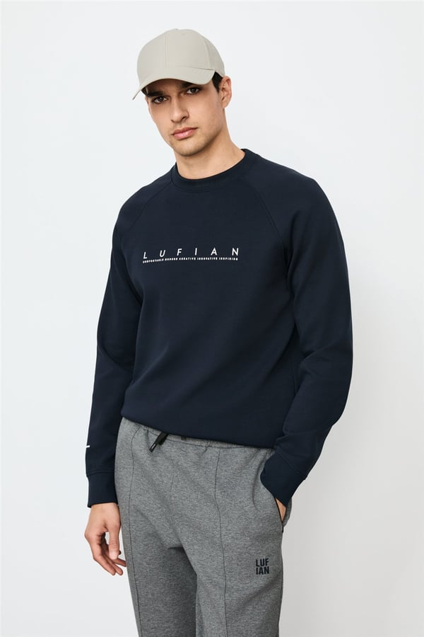 Luifian 112030198 Cooper Erkek Sweatshirt Lacivert