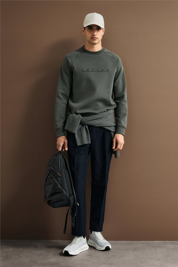 Luifian 112030198 Cooper Erkek Sweatshirt Yeşil