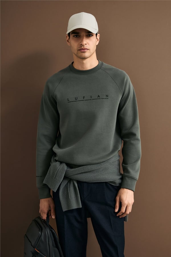 Luifian 112030198 Cooper Erkek Sweatshirt Yeşil