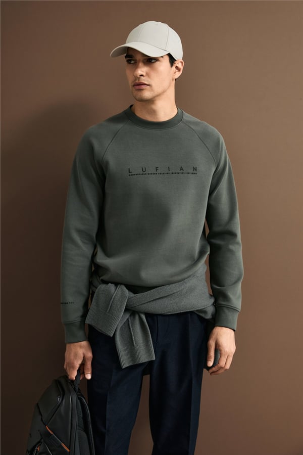 Luifian 112030198 Cooper Erkek Sweatshirt Yeşil